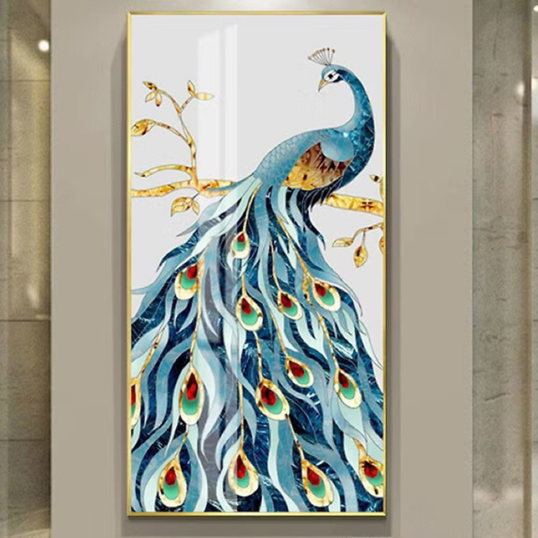 Peacock Auspicious Painting