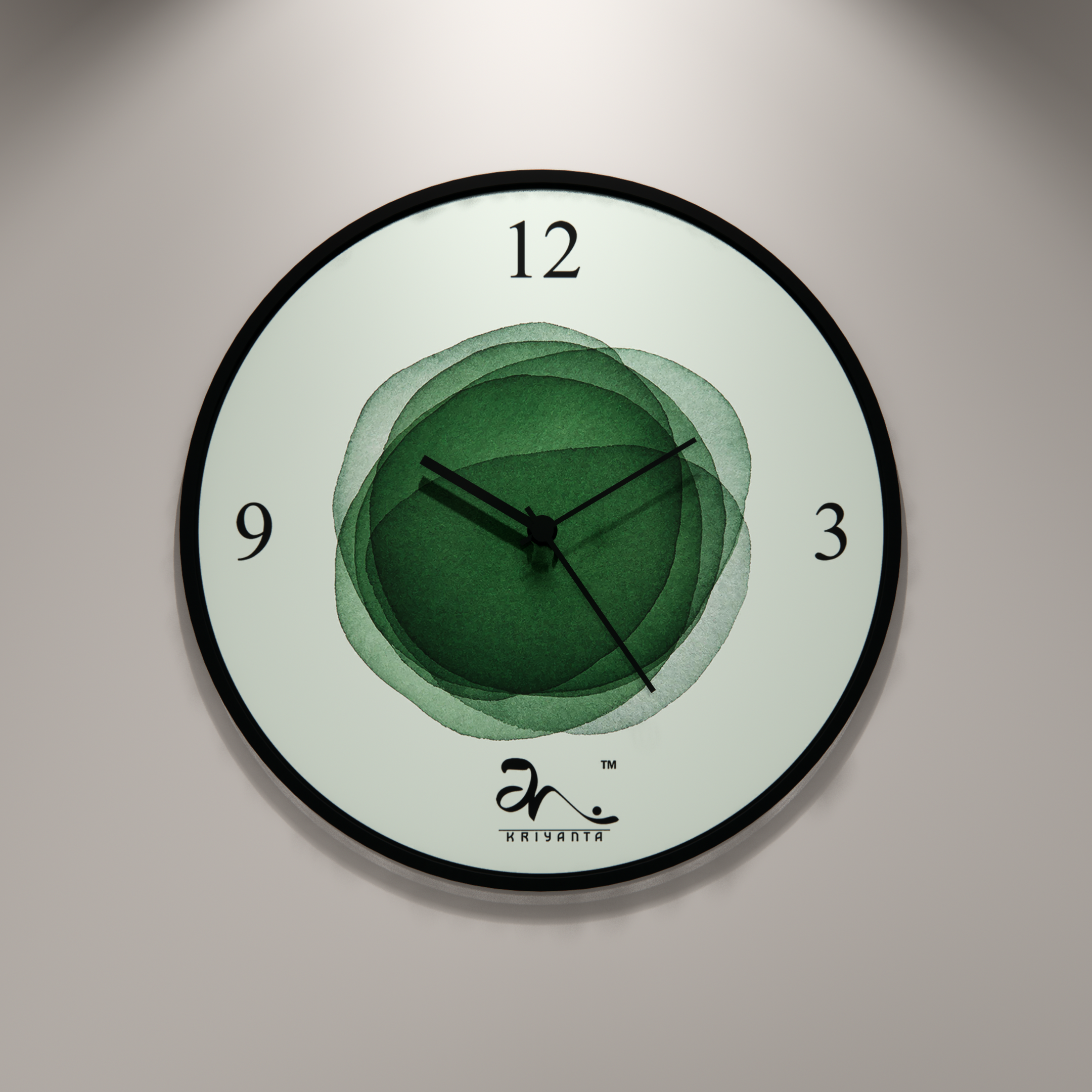 Circles of Prosperity Wall Clock Art