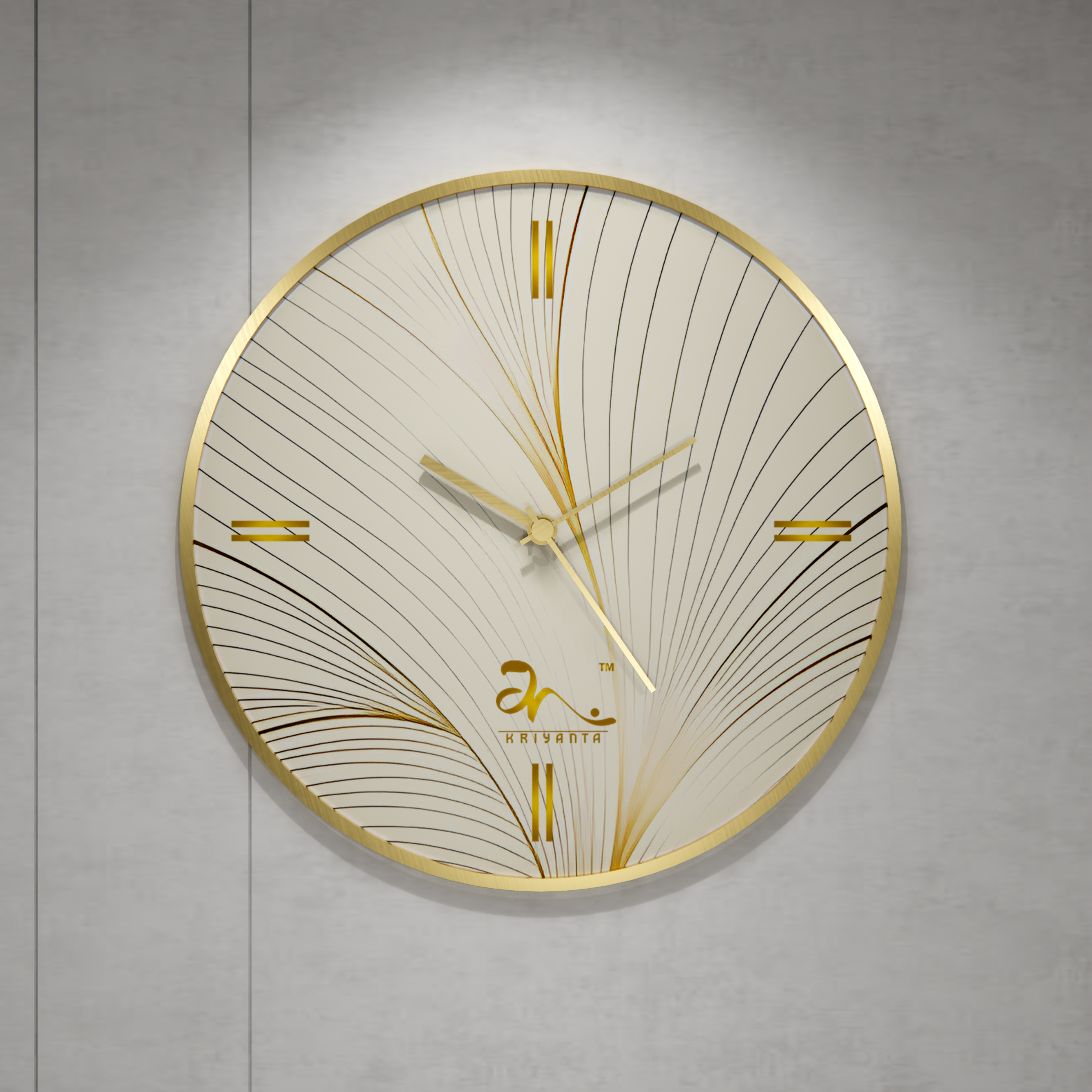 Subdial Echo Wall Clock Art