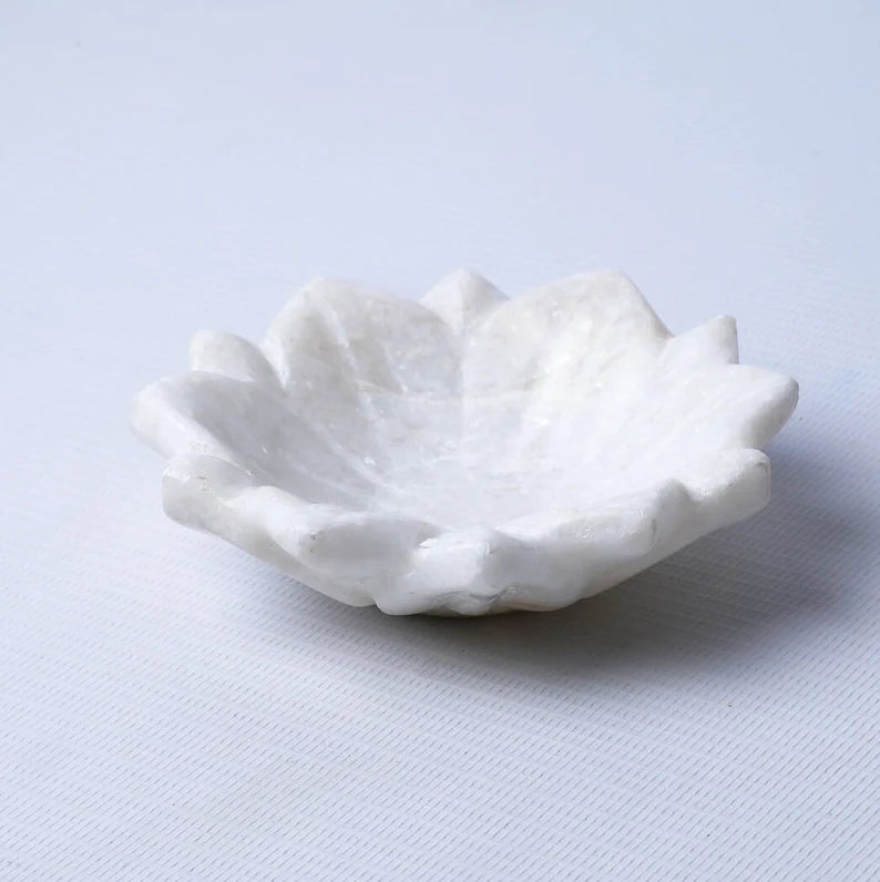 Marble Lotus Plate